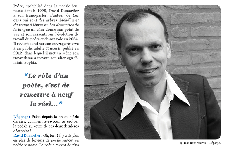 L&rsquo;Éponge n°4 – David Dumortier